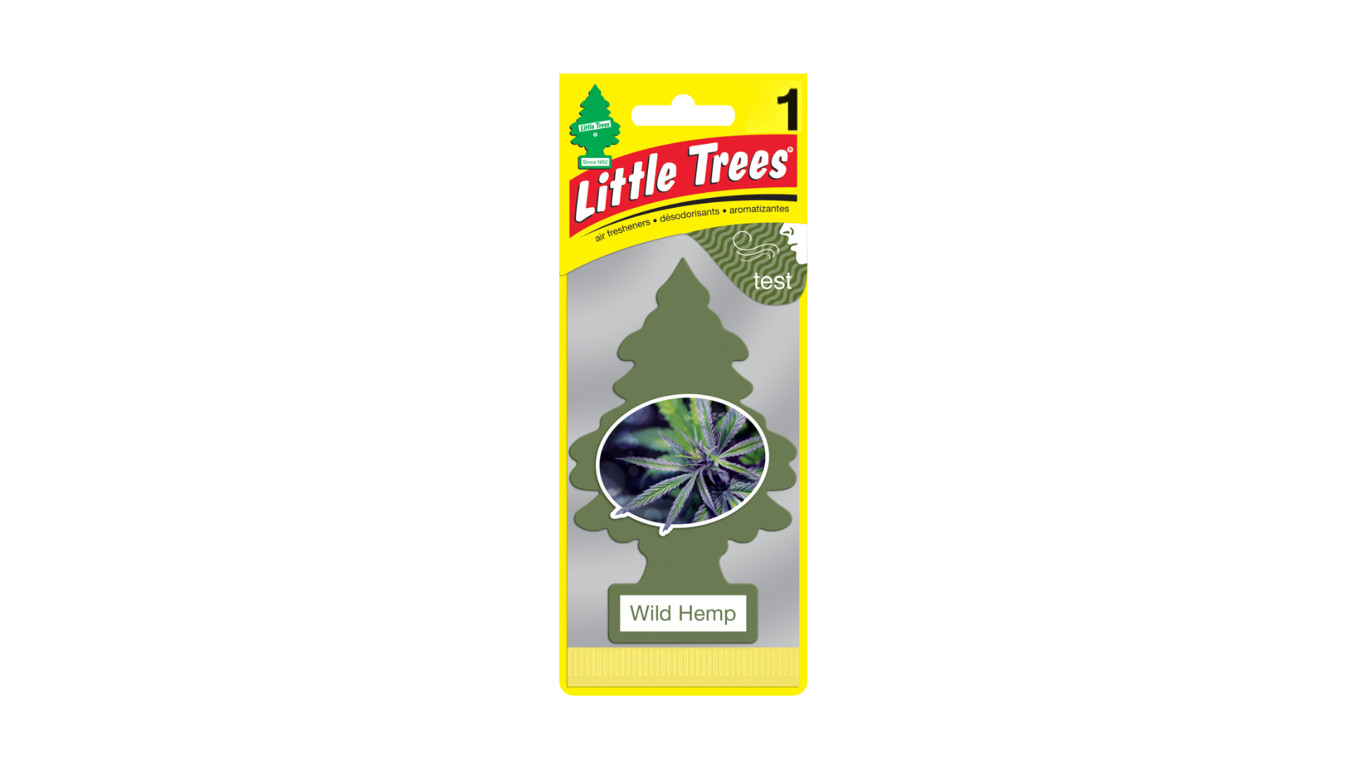 Little Trees Car Air Freshener Wild Hemp (Bundle of 3)