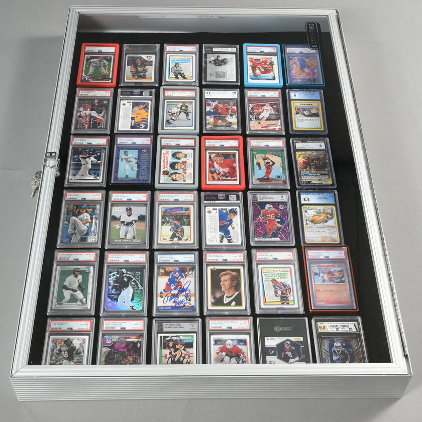 EVORETRO Lockable Display Case 36 x 24 x 4