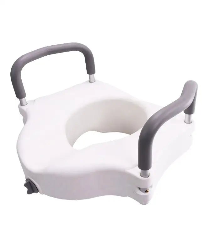 MOBB MHLRTSA Locking Raised Toilet Seat with Removable Arms | Canada