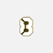 83 LOGO LAPEL PIN - WHITE