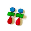 Long Colorful Statement Earrings for Summer