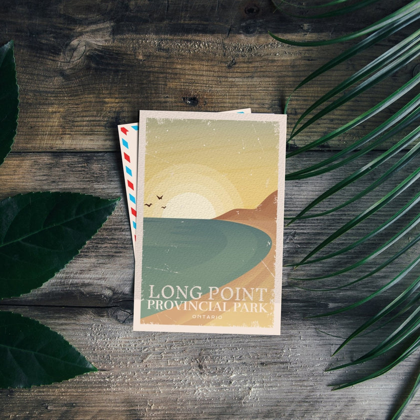Long Point Ontario Provincial Park Postcard, Canada Parks