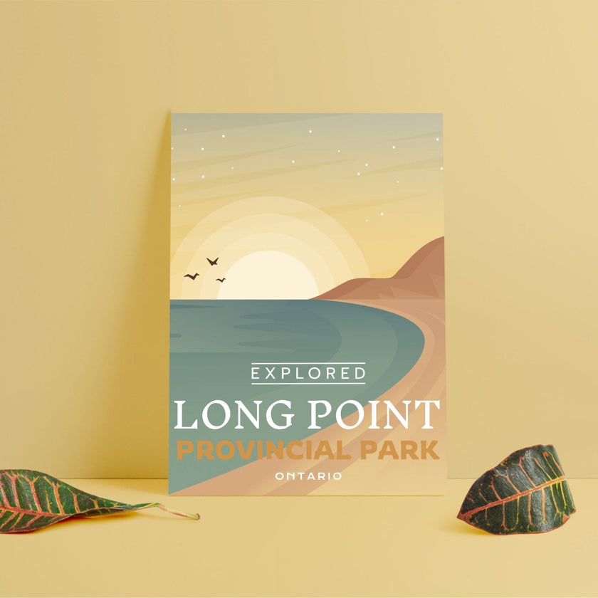 Long Point Provincial Park 'Explored' Poster, Canada Parks