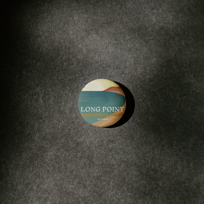 Long Point Provincial Park of Ontario Pinback Button, Canada Parks