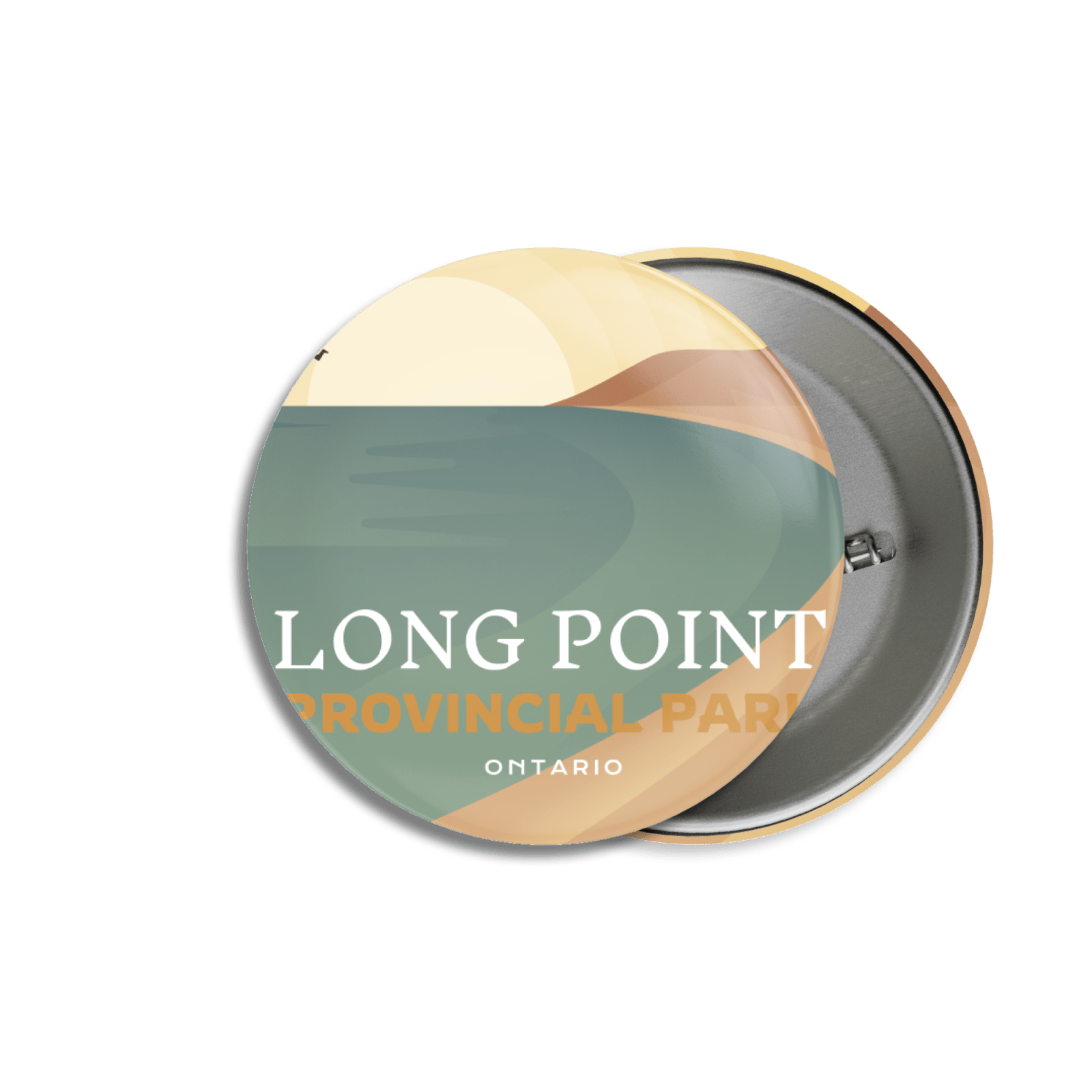 Long Point Provincial Park of Ontario Pinback Button, Canada Parks