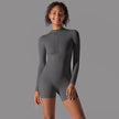 Long Sleeve One-piece Dance Fitness Sports Jumpsuit