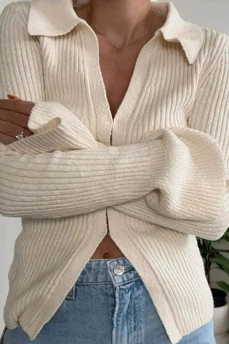 Long Sleeve Top Bell Sleeve Bottoming Casual Street