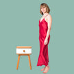 Women's Mulberry Silk Nightgown Red