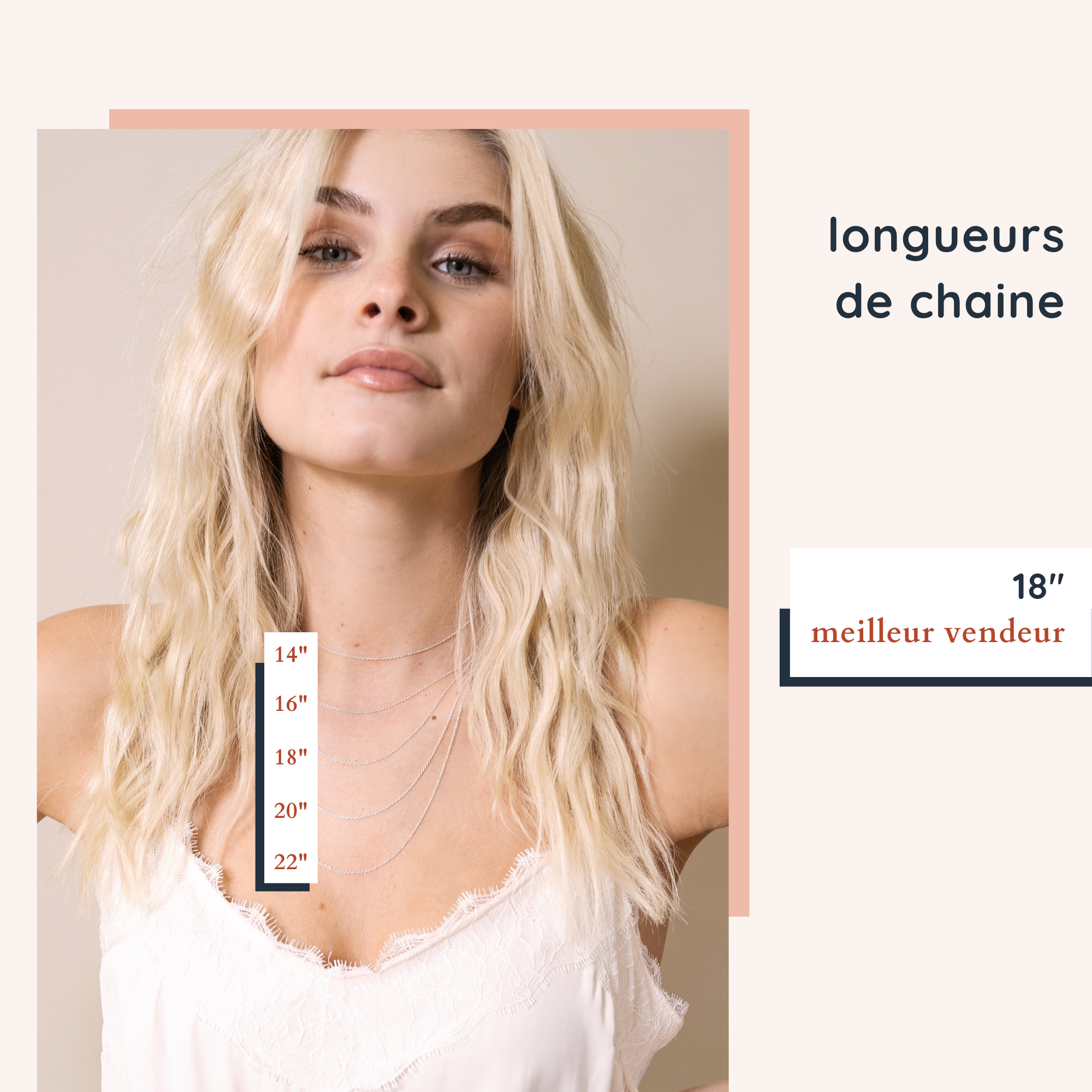 Passionnée - Chaîne originale en argent sterling ou plaquée or