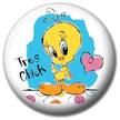 Looney Tunes Tweety Tres Chick Button