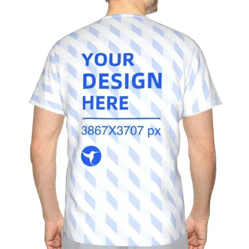 Loose And Comfortable Men's Short Sleeve Full Width T-shirt