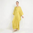 Loose Batwing Long Sleeve Abaya Dress for Arab Dubai Turkey Middle East Women