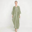 Loose Batwing Long Sleeve Abaya Dress for Arab Dubai Turkey Middle East Women