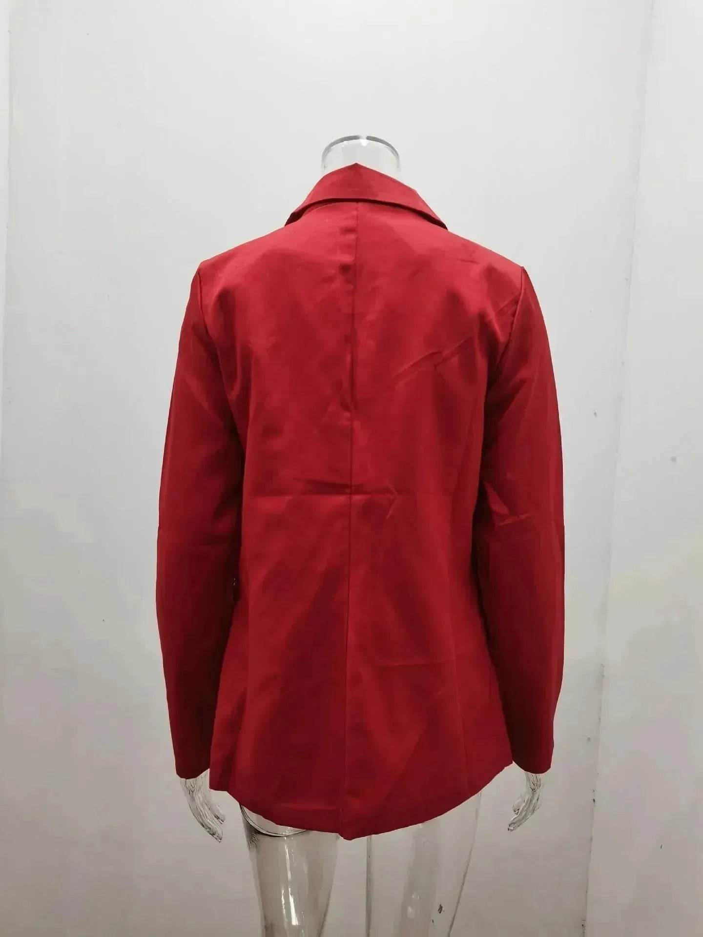 Loose Long-sleeved Knitted Solid Color Sweater