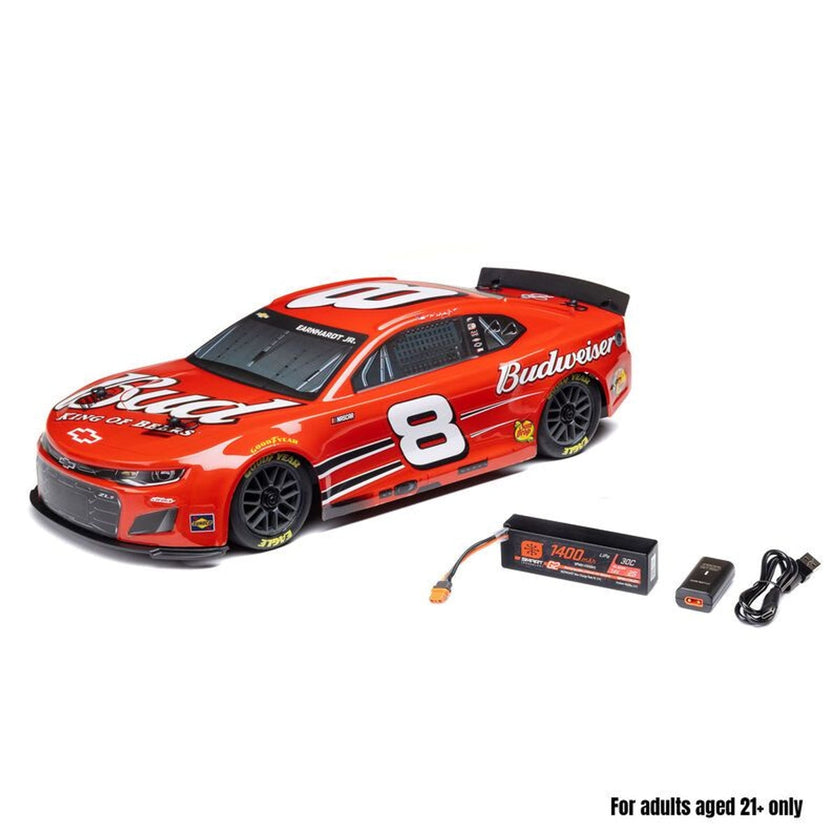 Losi 1/12 NASCAR AWD RC Racecar, Dale Earnhardt Jr. No. 8 Budweiser Chevrolet ZL1