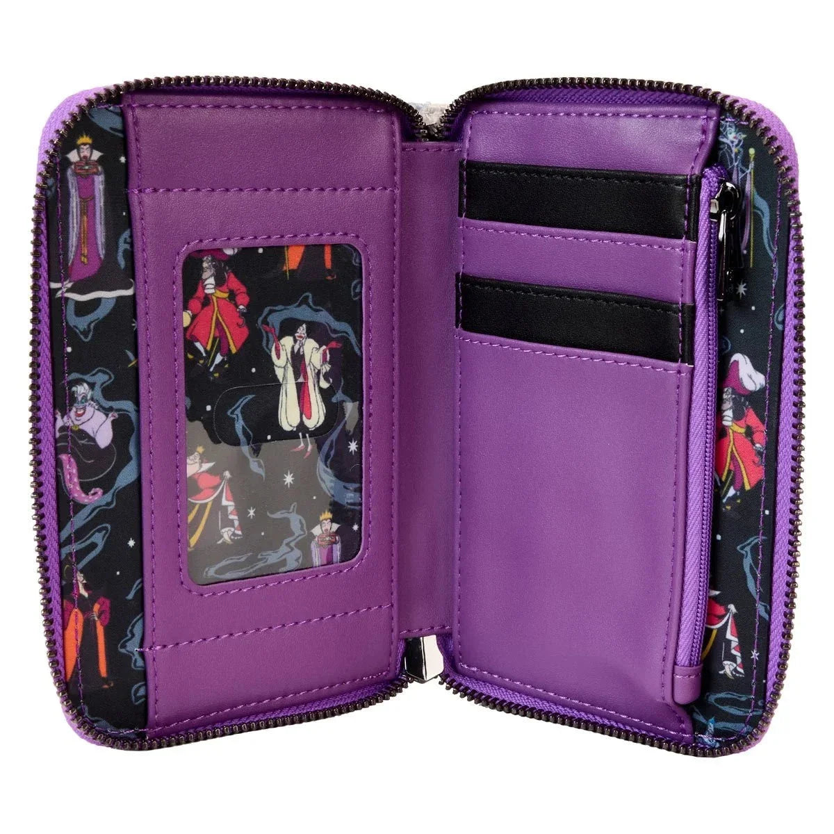 Loungefly Disney Villains Zip Around Wallet