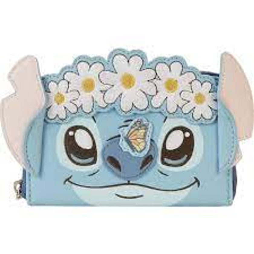 Loungefly Stitch Springtime Cosplay Zip Around Wallet