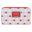 Loungefly Strawberry Shortcake Demin Plaid Zip Around Wallet