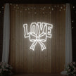 Love and Ribbon Neon Sign