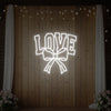Love and Ribbon Neon Sign