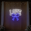 Love and Ribbon Neon Sign