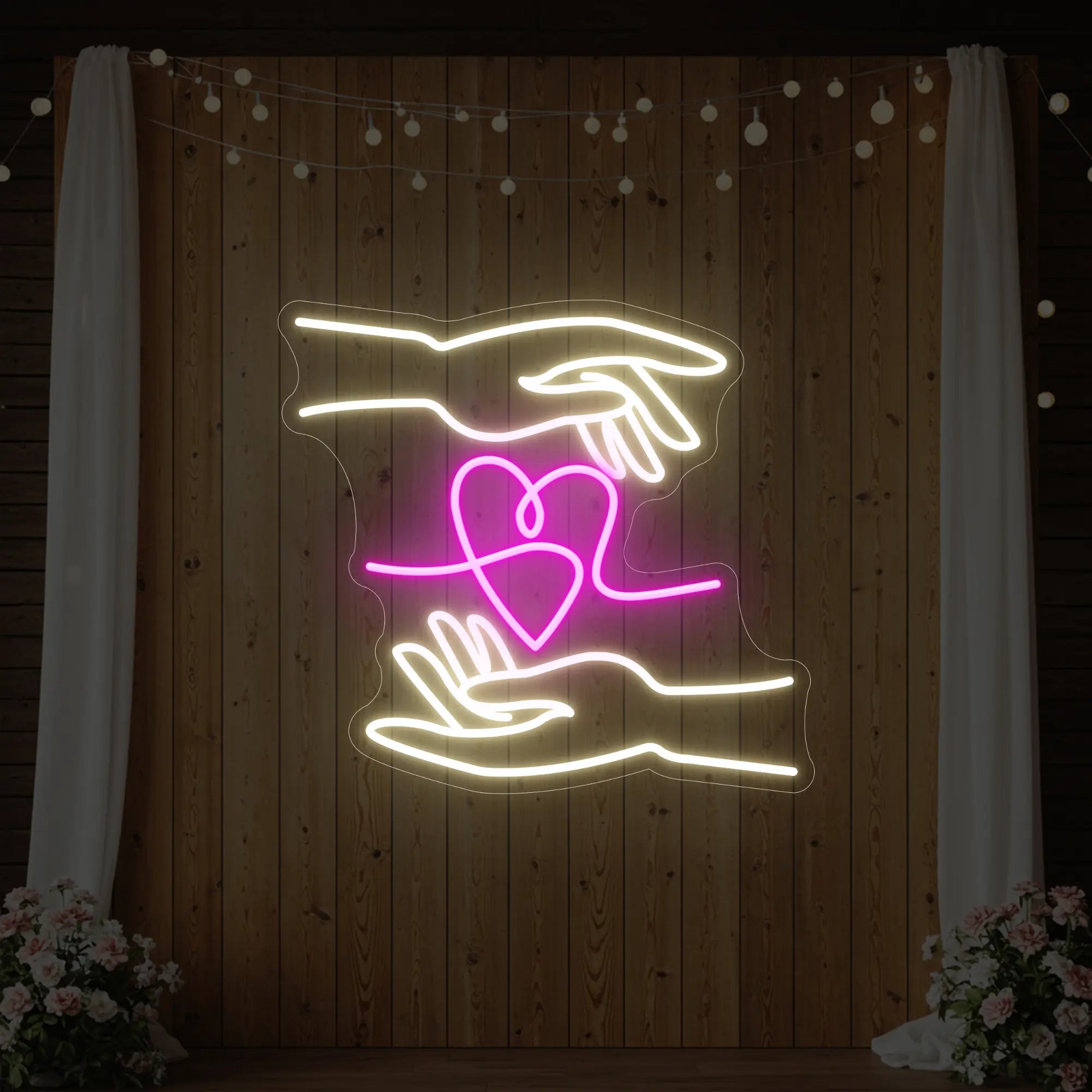 Love Hand Neon Signs