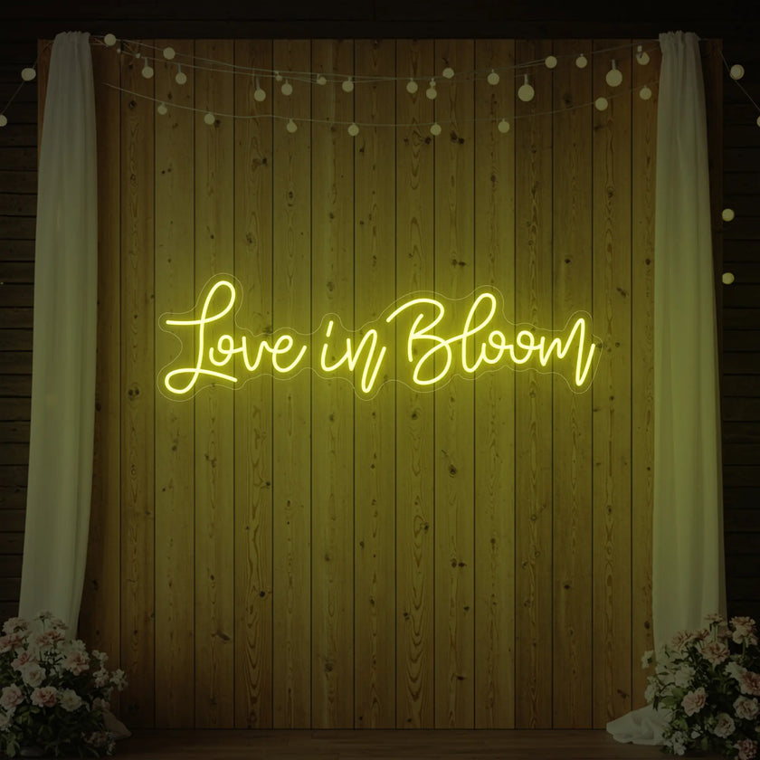 Love in Bloom Neon Sign