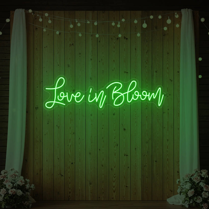 Love in Bloom Neon Sign