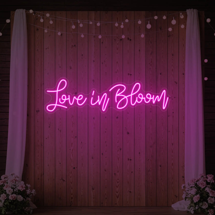 Love in Bloom Neon Sign