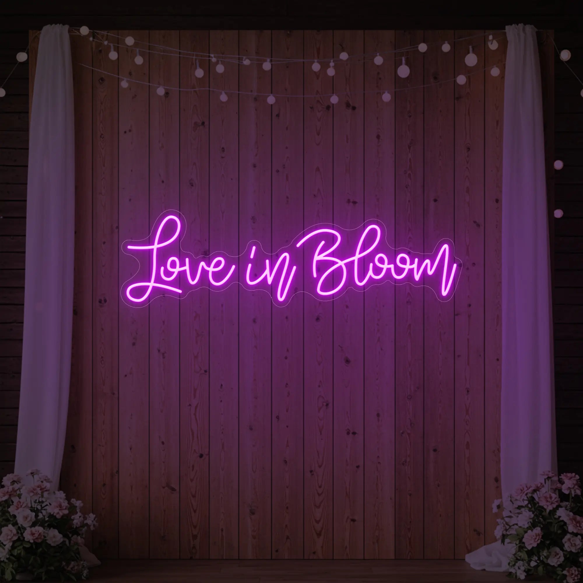 Love in Bloom Neon Sign