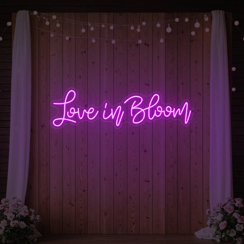 Love in Bloom Neon Sign