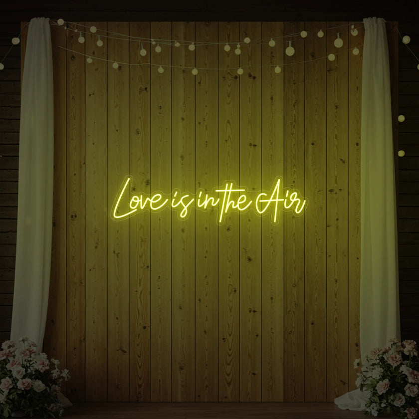 Love Is In The Air Neon Sign