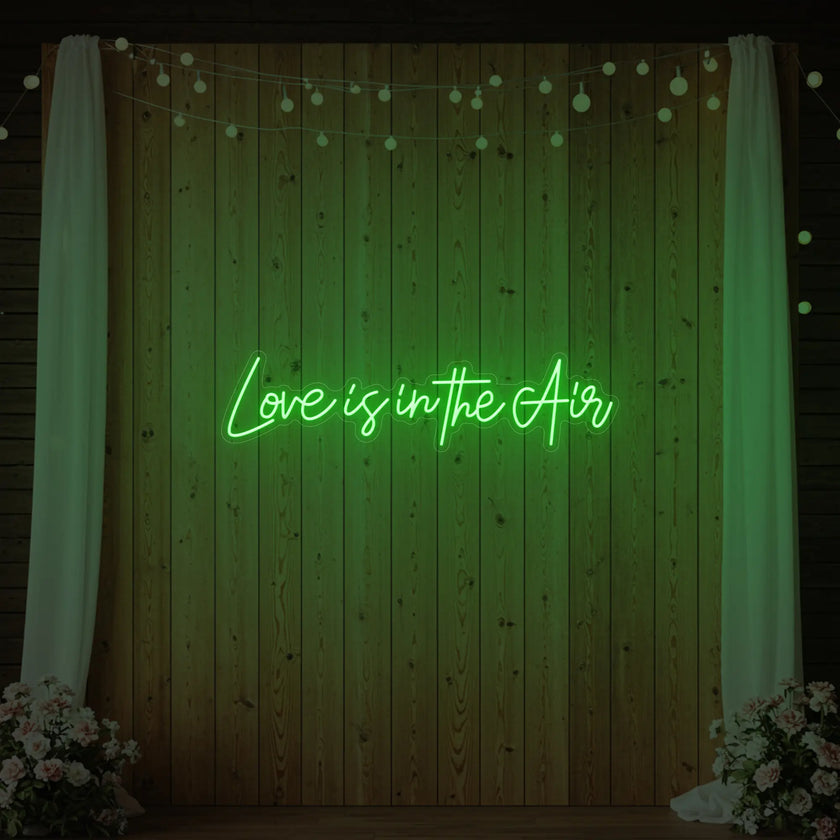 Love Is In The Air Neon Sign