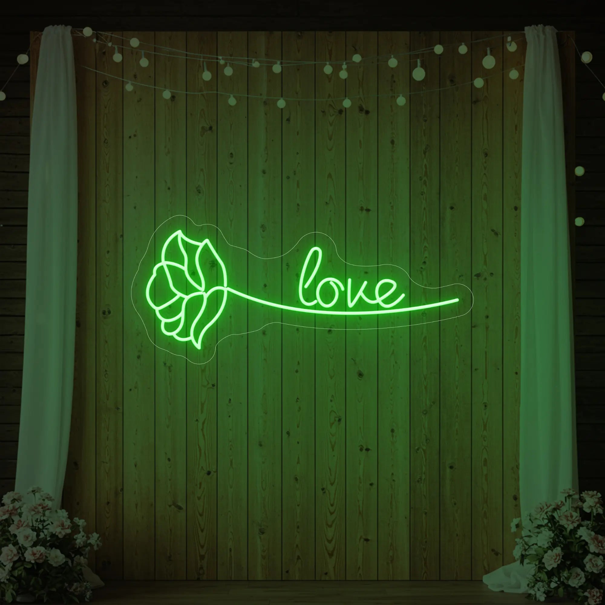 Love Rose Neon Sign