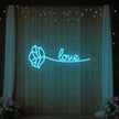Love Rose Neon Sign