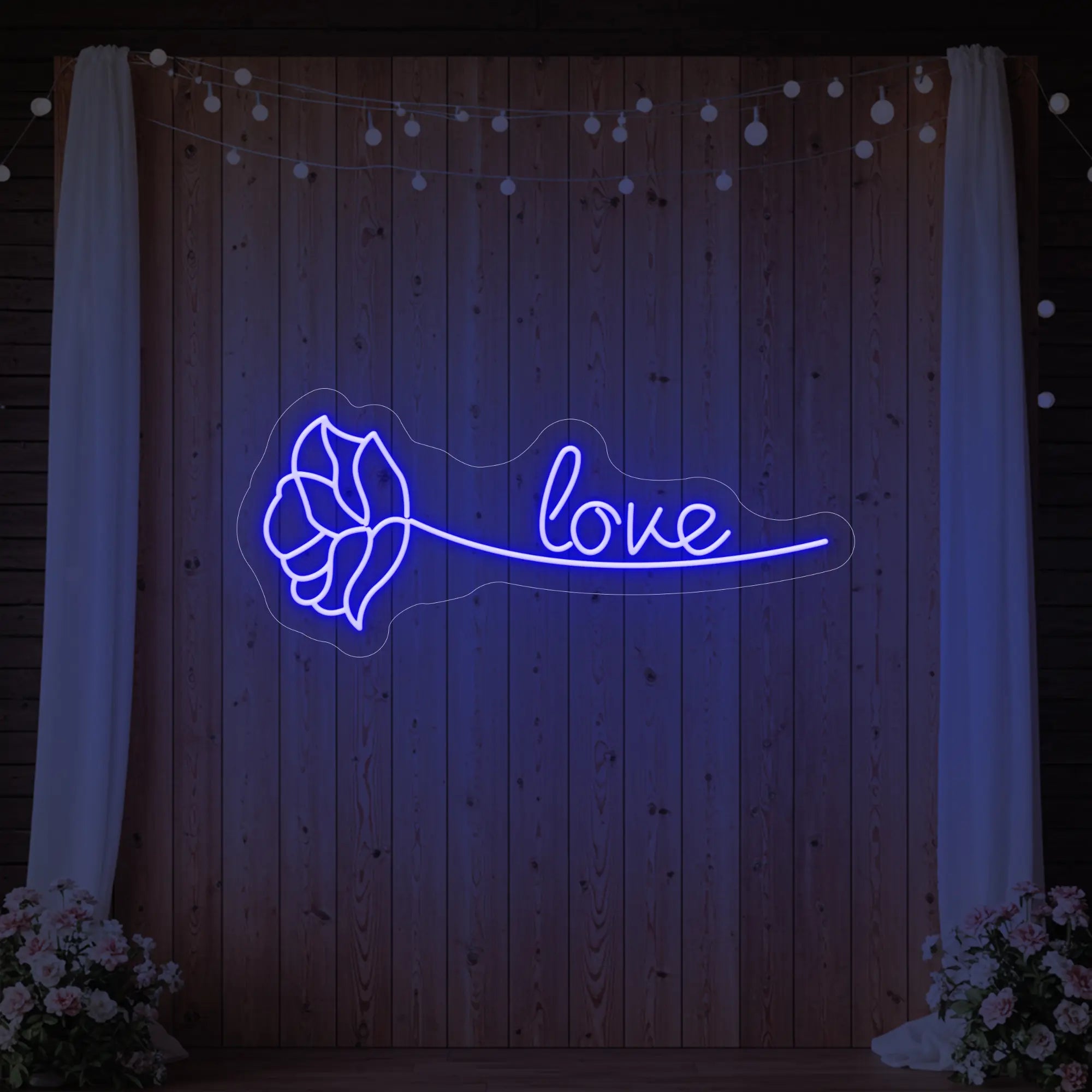 Love Rose Neon Sign