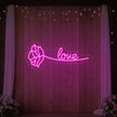 Love Rose Neon Sign
