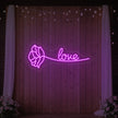 Love Rose Neon Sign