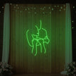 Lovers Holding Each Other Neon Sign