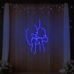 Lovers Holding Each Other Neon Sign