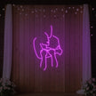 Lovers Holding Each Other Neon Sign