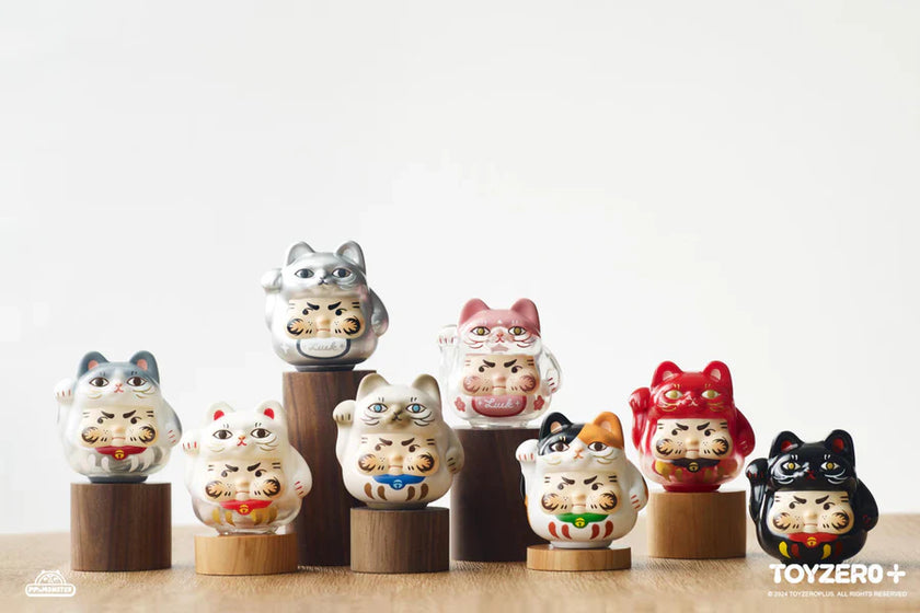 PP X Monster Lucky Kitten Daruma Blind Box (1 Random Box)