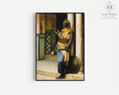 Ludwig Deutsch - Guarding the Palace | Orientalist Art (available handframed or unframed)