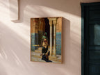 Ludwig Deutsch - The Nubian Guard | Orientalist Fine Art (available handframed or unframed)