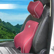 Memory Foam Lumbar Cushion & Headrest Set – Space Foam Back & Neck Support for Office Chair & Car Seat