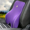 Memory Foam Lumbar Cushion & Headrest Set – Space Foam Back & Neck Support for Office Chair & Car Seat