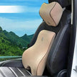 Memory Foam Lumbar Cushion & Headrest Set – Space Foam Back & Neck Support for Office Chair & Car Seat