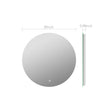 Luna Round LED Mirror Frameless – Copper-free Tempered Glass -30