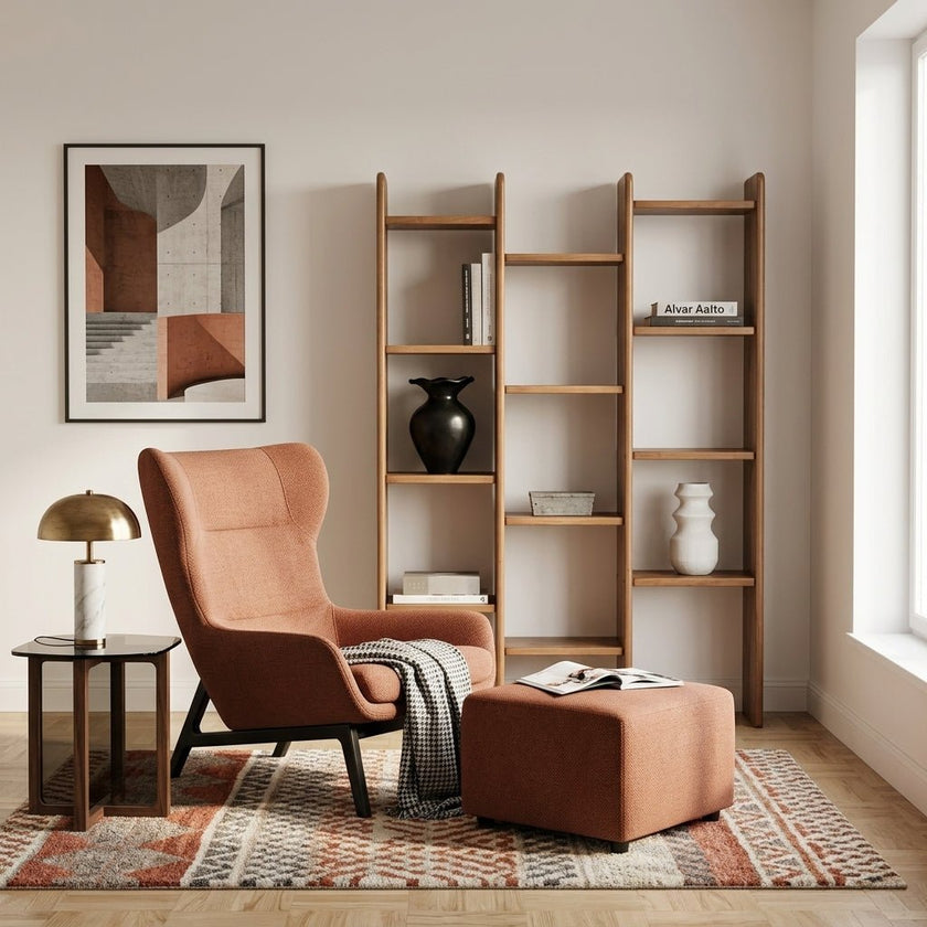 Lusaka Chair & Footstool