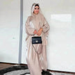 Lustre Batwing style Abaya Dress for Arab Dubai Turkey Middle East Women